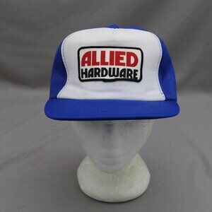 Vintage Patched Trucker Hat - Allied Hardware - Adult Snapback